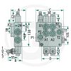 DISTRIBUTORE A DUE LEVE 1/2 DOPPIO EFFETTO 80LT - immagine 3