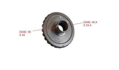CORONA  FRESA MASCHIO  U - US - UZ- SILVA 26 DENTI - immagine 4