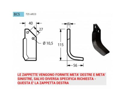 123004 ZAPPETTA BCS. 725 BCS04