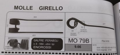 MOLLA VOLTAFIENO ENOROSSI GALFRE - immagine 2
