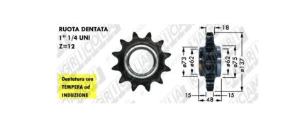 B034P0116R RUOTA DENTATA Z=12 FERABOLI EXTREME  65.551-12