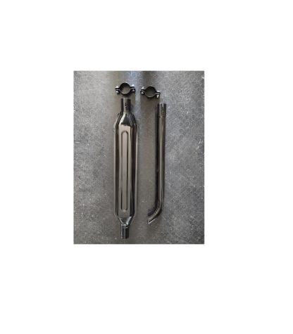 96385 KIT SILENZIATORE D.46 PER FIAT CON PROLUNGA CURVA E FASCETTE