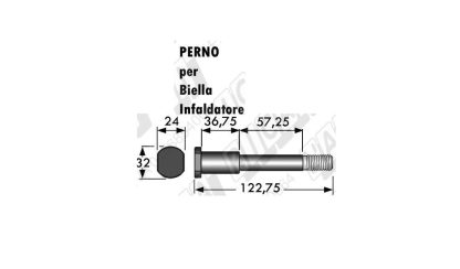 65.620-05 PERNO PER BIELLA INFALDATORE FERABOLI SPRINTER EXTREME B03500017R