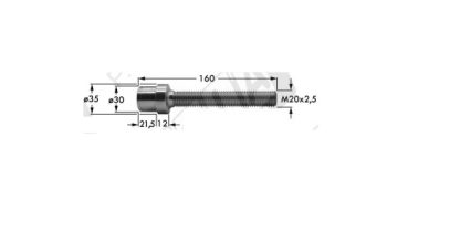 65.567 PERNO LUNGO PER TENDITORE TRASMISSIONE FERABOLI EXTREME B0C1P0864R