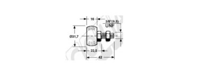 58.160 RULLO RACCOGLITORE PRESSE ROTOPRESSE MASSEY FERGUSON NEW HOLLAN SGORBATI CASE 40714