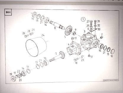 COPPIA CONICA IMBALLATRICE DEUTZ-FAHR GP 2.50 06556341