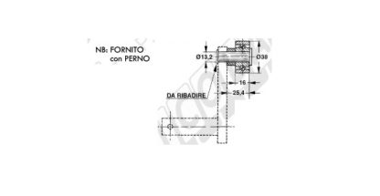 58.169 RULLO RACCOGLITORE PER PRESSE JOHN DEERE AE 11579