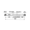 5131564 BRACCIO INFERIORE DI SOLLEVAMENTO FIAT NEW HOLLAND  PIATTO 100x20 mm 50533