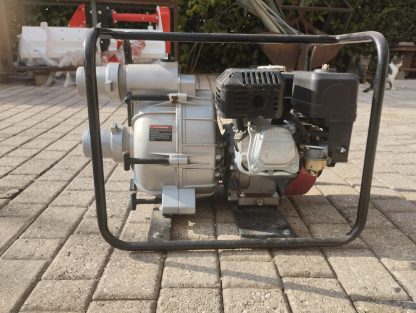 MOTOPOMPA A SCOPPIO WEIMA PER ACQUE SPORCHE BENZINA RACCORDI 80 MM - immagine 4