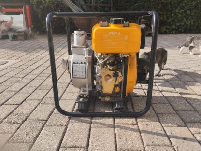 MOTOPOMPA A SCOPPIO WEIMA DIESEL AUTOADESCANTE RACCORDI 2 POLLICI 50 MM MOTORE 5,5 CV TRASPORTO GRATIS - immagine 2