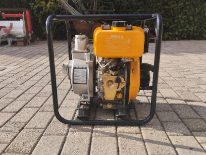 MOTOPOMPA A SCOPPIO WEIMA DIESEL AUTOADESCANTE RACCORDI 2 POLLICI 50 MM MOTORE 5,5 CV TRASPORTO GRATIS - immagine 3