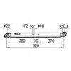 4982413 BRACCIO DI SOLLEVAMENTO INFERIORE FIAT   Piatto 75x16 mm 50288