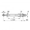 STABILIZZATORE RIGIDO PER TRATTORE CON ASOLA 440 - 600 MM 50316 - immagine 2