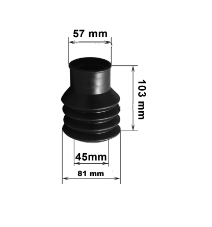 56702 SOFFIETTO CILINDRICO PER SEMINATRICE