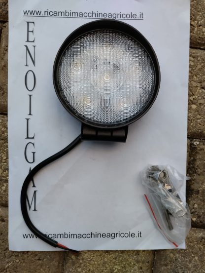 FARO DA LAVORO A 6 LED ROTONDO