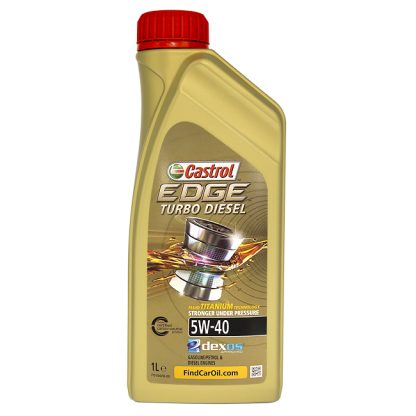 OLIO CASTROL EDGE TURBO DIESEL 5W40 1LT