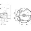 MOTORE MOTORE BENZINA ZANETTI ZBMV 200 L6 ALBERO CILINDRICO VERTICALE Ø 22,2 X 80 MM - AUTOAVVOLGENTE - immagine 5