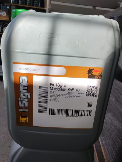 ENI OLIO MONOGRADO 40 LT 20 SPEDIZIONE GRATUITA