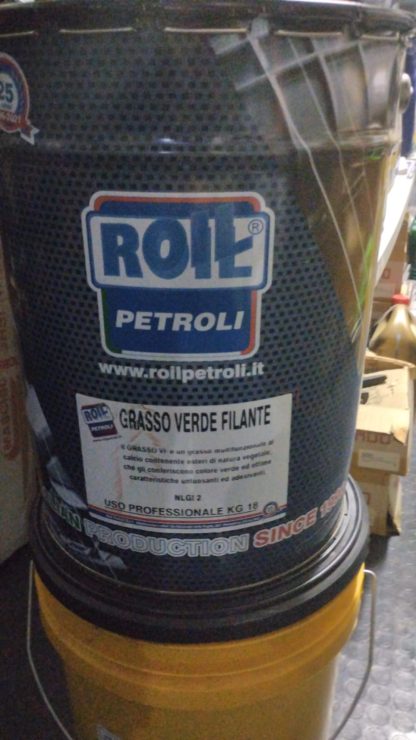 GRASSO VERDE FILANTE AL LITIO PROFESSIONALE ROIL 18KG