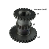 INGRANAGGIO TRIPLO ad. SUPER SPECIAL 140 GOLDONI Z=32/17/23 RIF. ORIG. 0004290 - immagine 4