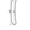 55470 VOMERINO REVERSIBILE 40X50 PER MOLLE VIBROCOLTIVATORI RAU TV0032 - immagine 2