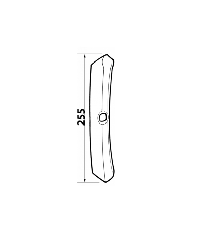 56399 VOMERINO REVERSIBILE IN ACCIAIO PER MOLLA VIBROCOLTIVATORI 60X6 - immagine 2