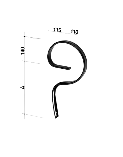57167 MOLLA «FLEX-PALL» PER VIBROCOLTIVATORI SENZA VOMERE 32X12