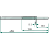 BRACCIO ROTATIVO PER ANDANATORI DEUTZ FAHR KVERNELAND  1666106286, VF1666106286, 16645695.86, 16609853.86, 16606563.86, VF16645695.86