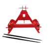 77875530 FORCA PER TRASPORTO ROTOBALLE COMPLETA DI DENTI PER BALLONI (lunghezza: 1100 mm, M22 x 1,5)