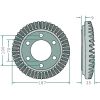 58557410 CORONA 45 DENTI SPANDIVOLTFIENO KUHN