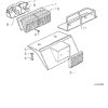 06350770 PLASTICA DESTRA PER FANALE POSTERIORE GOLDONI 35360 - immagine 2