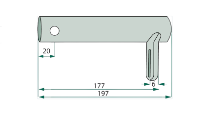 TUBO SUPPORTO PER ANDANATORI DEUTZ FAHR KVERNELAND 16605590.86, VF16605590.86