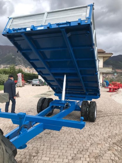 RIMORCHIO BUSTI NUOVO TRILATERALE 4,50X2,40X0,50 MT - immagine 4