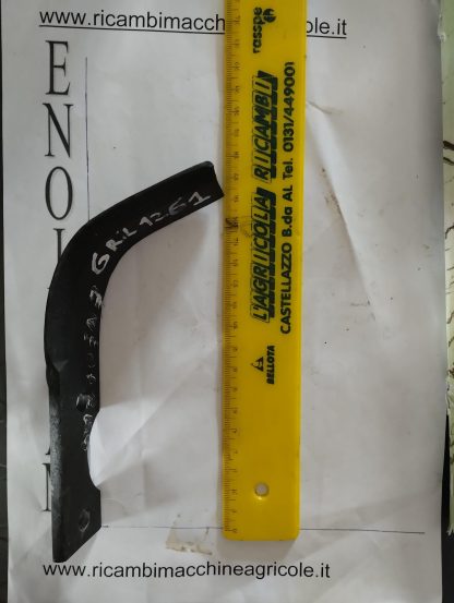 GRIL1261  ZAPPETTE PER GRILLO CORTO  LUNG. 170  30X6 F 9 INT CURVATURA 55 C - immagine 2