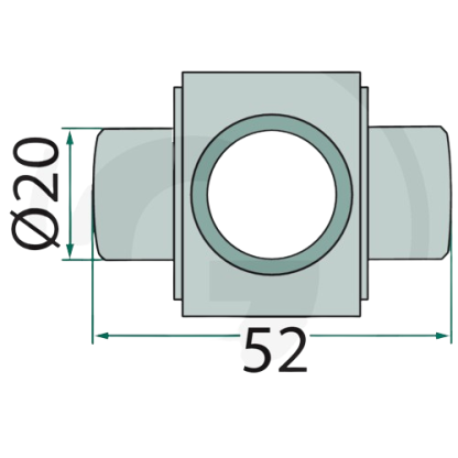 DADO DEL TIRANTE PER SPANDIVOLTAFIENO POTTINGER  06580435, 1.1043.020.003.00, VF16643786