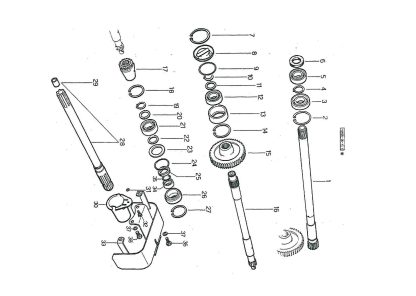 0.150.3610.0 ALBERO PRESA  POTENZA  PTO PER LAMBORGHINI 235