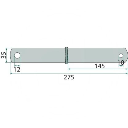 16604468, 64716604468F, VF16604468 ASSE ROTATIVO SPANDIVOLTAFIENO DEUTZ FAHR KVERNLAND