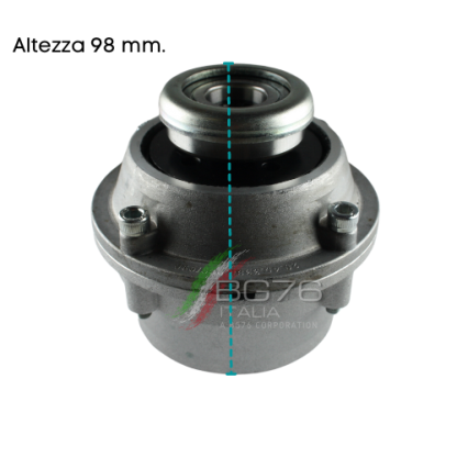 CH807.H    FRIZIONE CILINDRICA ad. ATTACCO HONDA GRILLO 11000/12000 FERRARI 34/71 MECC. BENASSI RL300 MAB ADRIATICA BCS  H=98mm Z=8 (15X12) - immagine 2