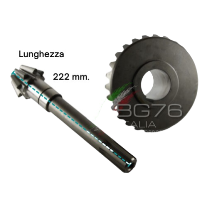 BG4704.12.NT  COPPIA CONICA ad. VALPADANA VMC14 Denti 8 e 27 - immagine 2