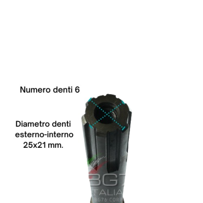 BG4704.12.NT  COPPIA CONICA ad. VALPADANA VMC14 Denti 8 e 27 - immagine 4