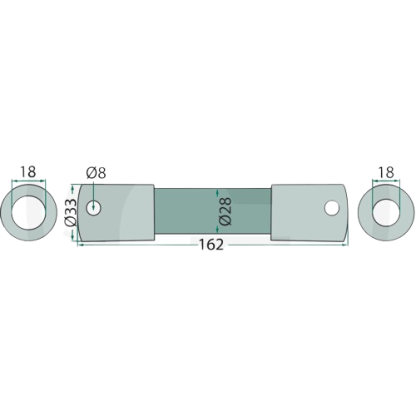 64700522031F  ALBERO FLESSIBILE PER ANDANATORE POTTINGER  00522031, 0+522.031, 00+522.031