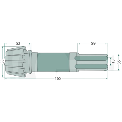 647154599508F  ALBERO CON PIGNONE 10 DENTI PER ANDANATORE SIP   154599508