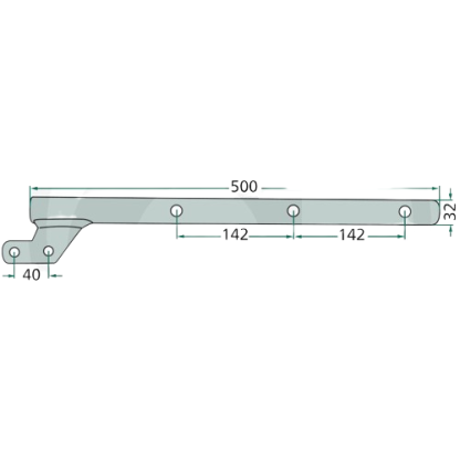 647265600440F  PORTADENTI SMONTABILE PER ANDANATORE POTTINGER 00265600440, 0+265.60.044.0, 00+265.60.044.0