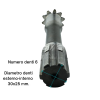 BG2130  COPPIA CONICA INFERIORE ad. GOLDONI FRESA 22M Z=10/29 RIF. ORIG. 0015146+0015836 - immagine 7