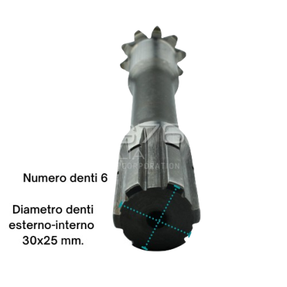 BG2130  COPPIA CONICA INFERIORE ad. GOLDONI FRESA 22M Z=10/29 RIF. ORIG. 0015146+0015836 - immagine 7