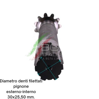 BG502  COPPIA CONICA ad. GOLDONI 28 Z=11/41 RIF.ORIG. 40414-40413 - immagine 6