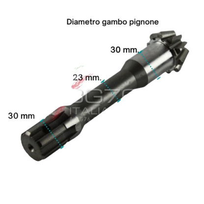 BG2130  COPPIA CONICA INFERIORE ad. GOLDONI FRESA 22M Z=10/29 RIF. ORIG. 0015146+0015836 - immagine 8