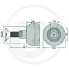 64700238060201F  ROTELLA CON ASSE PER ANDANATORE POTTINGER   00238060201, 0+238.06.020.1, 00+238.06.020.1