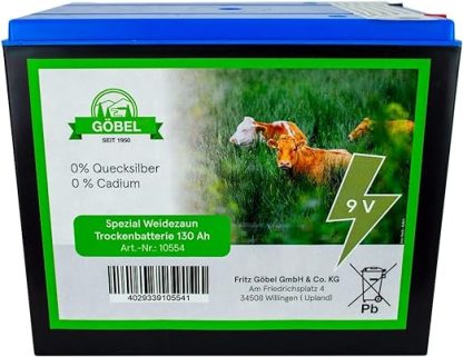 580608 BATTERIA PER RECINTI 130 AH 9V