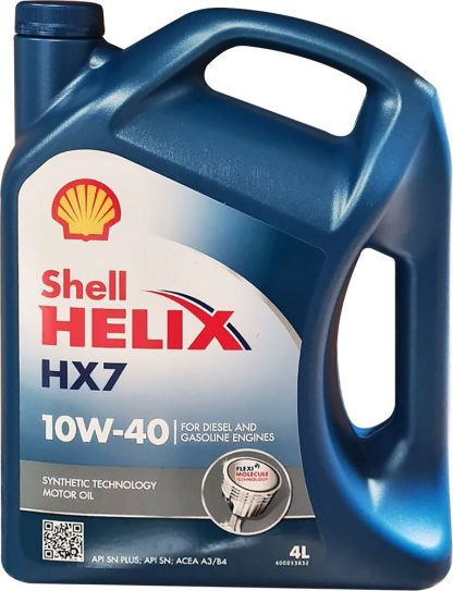 OLIO LUBRIFICANTE SHELL HELIX HX7 10W40 4L   cod 1216